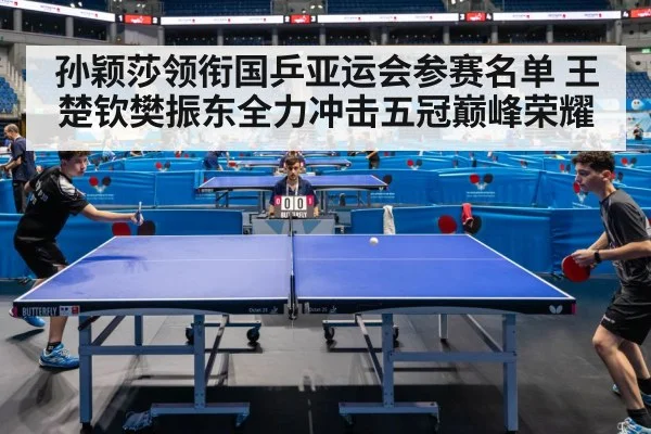 孙颖莎领衔国乒亚运会参赛名单 王楚钦樊振东全力冲击五冠巅峰荣耀