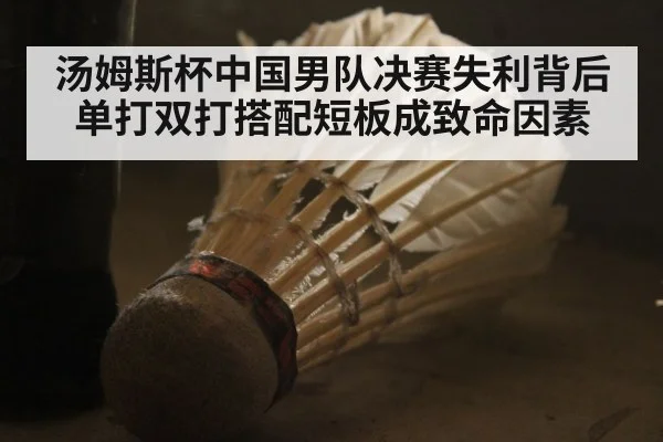 汤姆斯杯中国男队决赛失利背后 单打双打搭配短板成致命因素